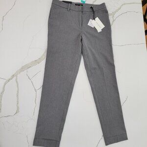 Becca Straight Leg Adjustable Hem Pant - Light Grey - Size 10